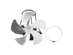Ventilador De Chimenea Colgante, Energía Térmica, 5 Aspas, Aluminio Magnético, Silencioso