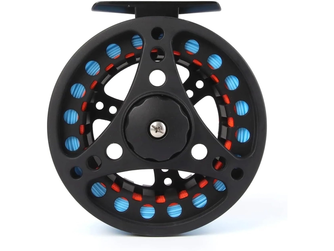 Carrete De Pesca Con Mosca, 1/2wt 3/4wt 5/6wt 7/8wt, Mosca Negro Línea Azul, Aleación Aluminio, Carretes Gr...