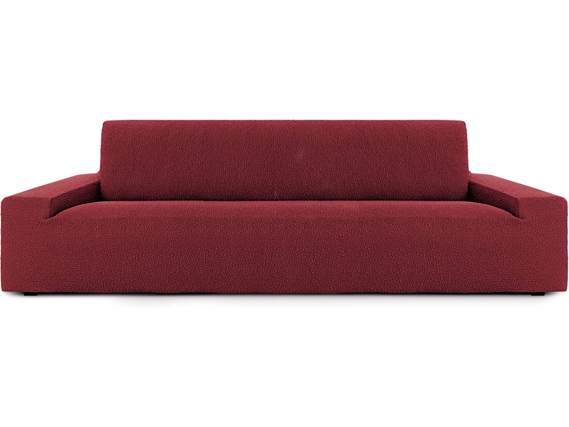 Funda Multielástica para Sofá de 3 Plazas MILICA Spongy Rojo