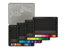 Lápices de colores FABER-CASTELL Black Edition Estuche metálico 100 Piezas Multicolor