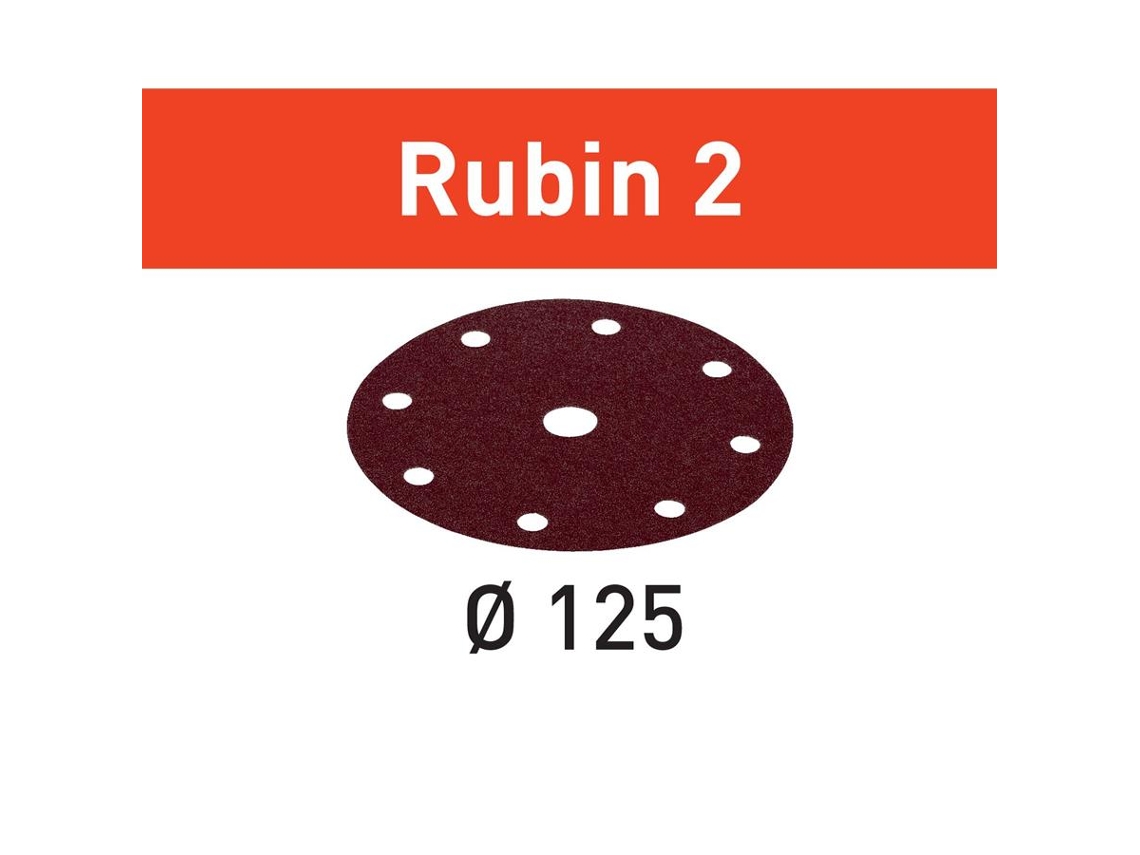 Discos de Lija Stf D125/8 Ru2/50 Rubin 2 P40