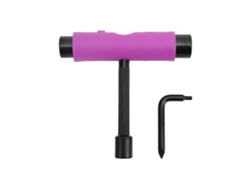 Llave De Mantenimiento T Y L Con 3 Agujeros Para Skateboards Y Longboards, Color Morado