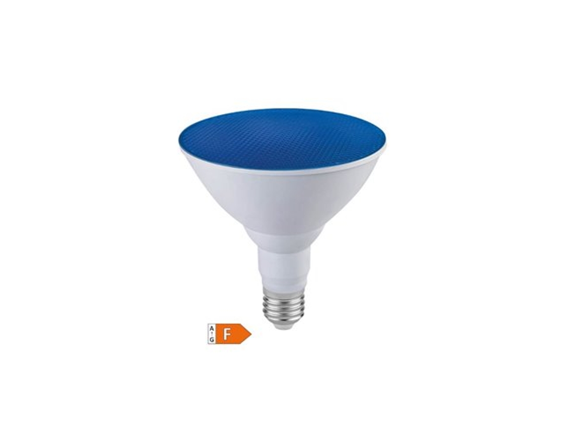 Bombilla LED Par38 18 W E27 Azul IP65 GSC