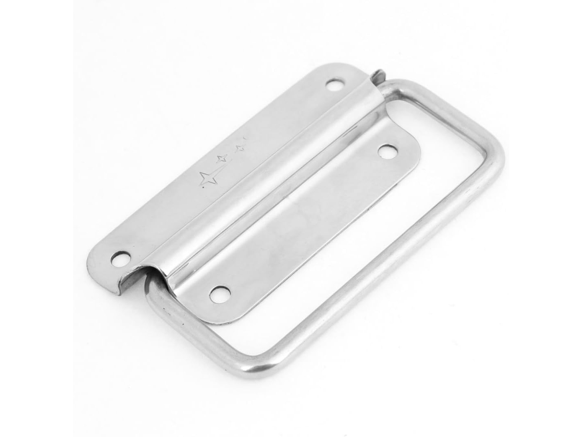 Cajas De Almacenamiento, Cofre De Acero Inoxidable Tono Plateado (2dd2d7d2a44861a58f76a65b5c483329)