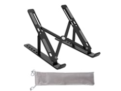 Suporte Para Notebook (plegável E Portátil) Alumínio Suporte Portátil Para Notebook Preto