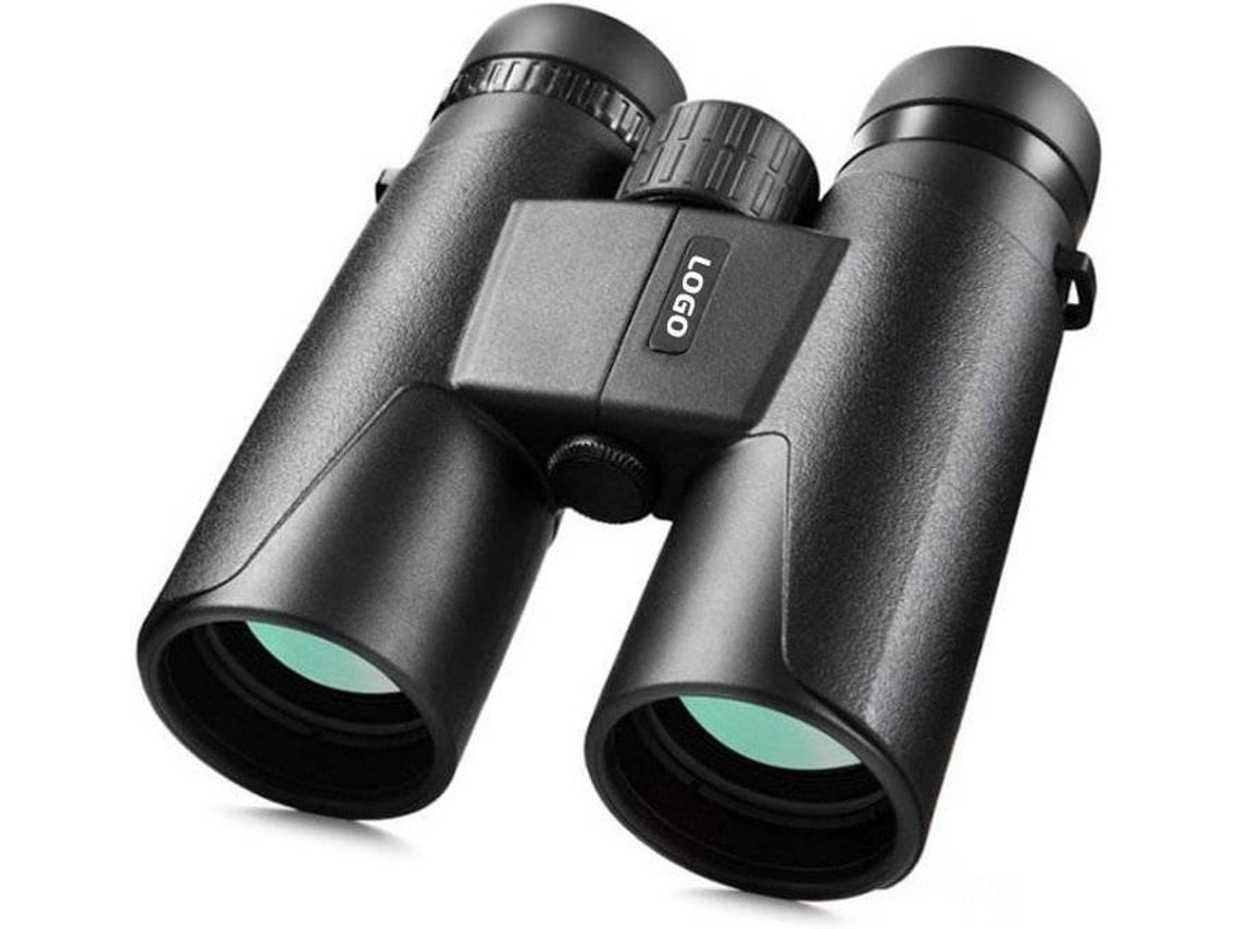 Prismáticos ENKERS Compacto para adultos Potente 12X42 HD Visión nocturna baja Bak4 Prisma Fmc Observación de aves,-Negro