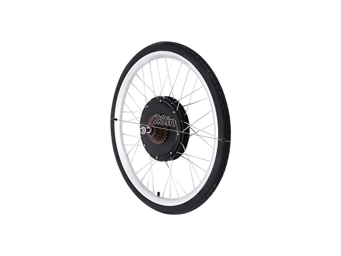 Kit de conversión para bicicleta eléctrica, motor sin escobillas, controlador con pantalla LCD, HW-HJWJL-401-X
