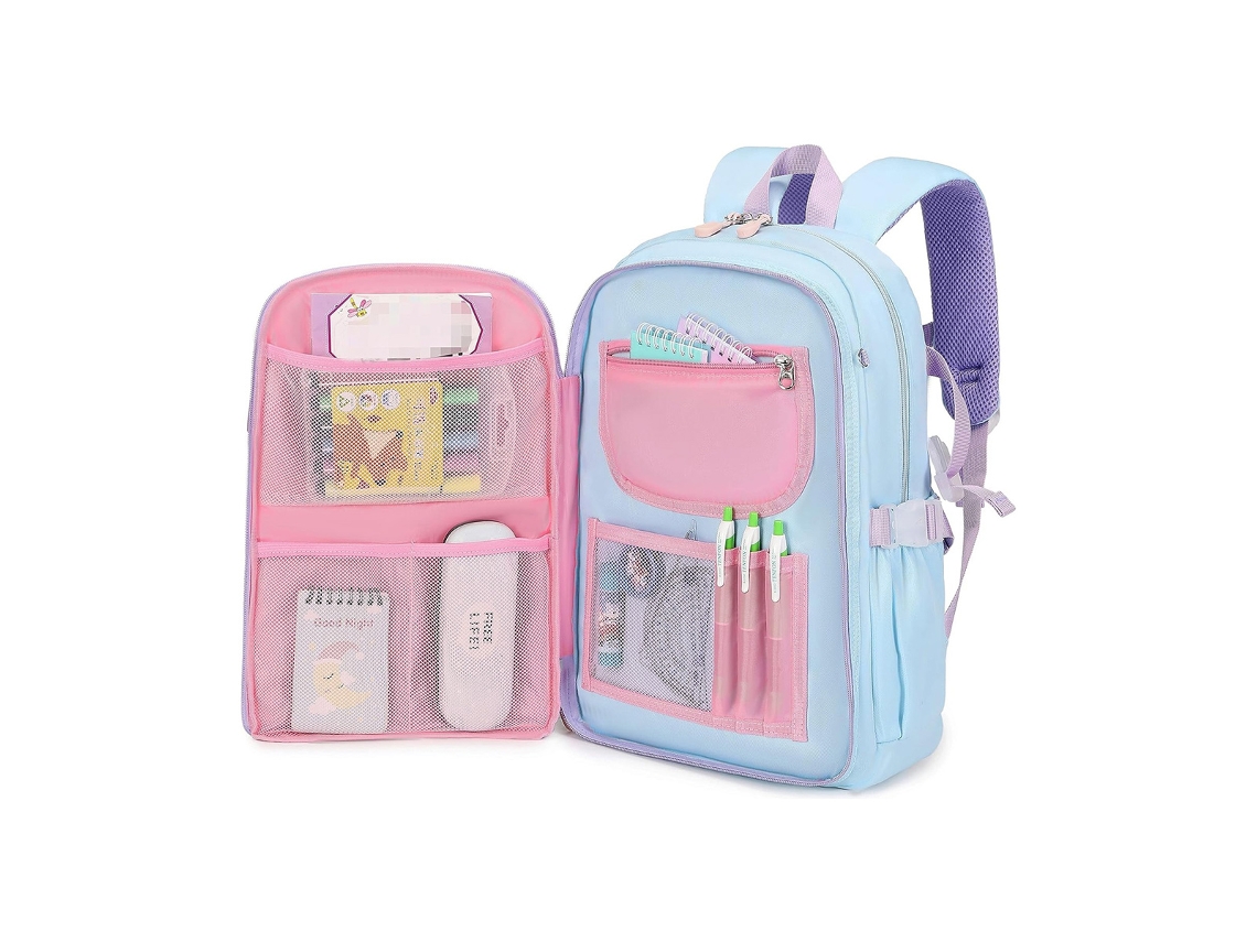ELKUAIE Mochila para niñas de escuela primaria, mochila de conejito para  niñas, bolsa para ordenador portátil para niños, mochila preescolar para  jardín de infantes