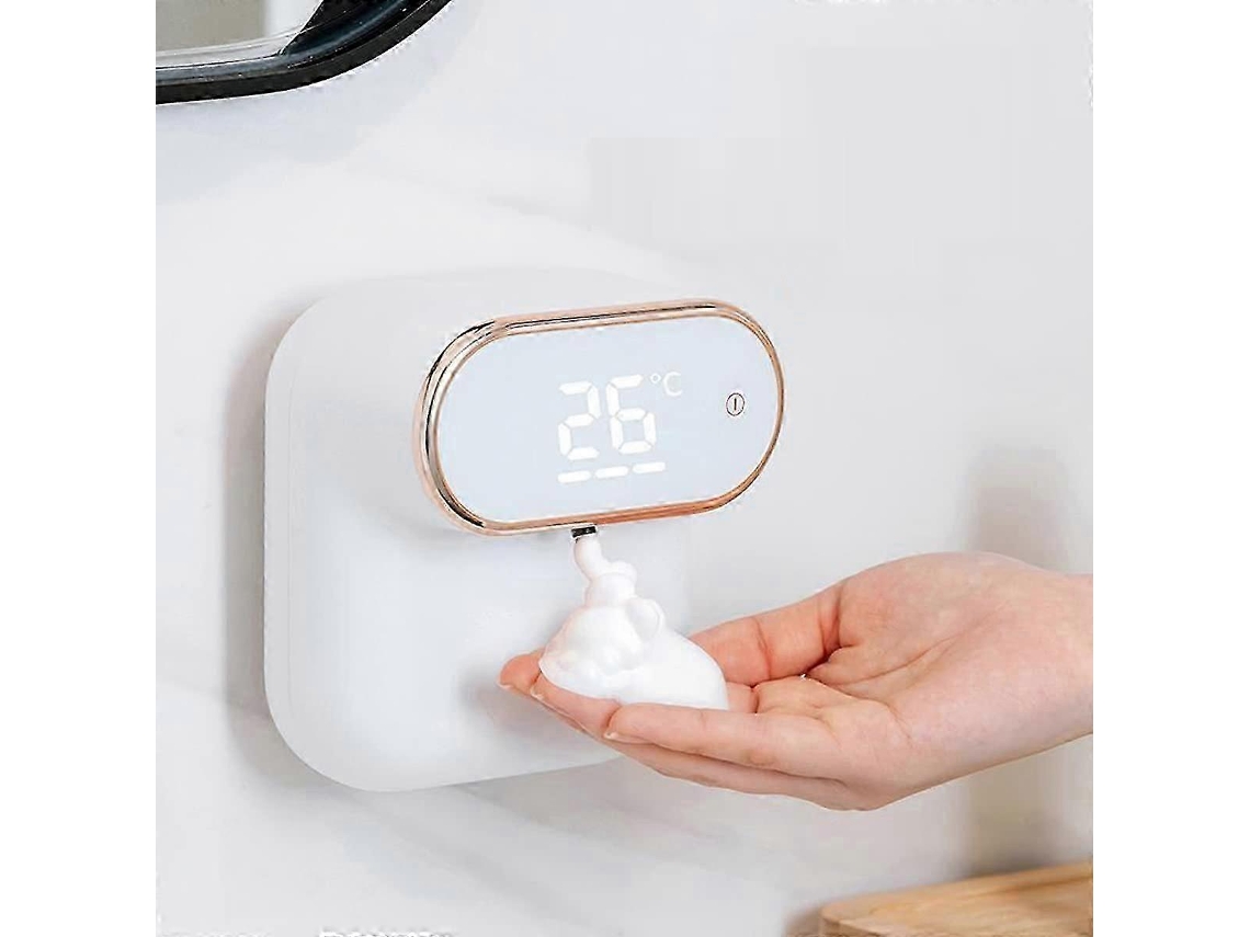 Dispensador automático de jabón líquido de pared, 350 ml, sin contacto, con sensor infrarrojo inteligente, para el hogar, el baño y la escuela Rosewell