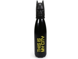 Garrafa 3D Batman This Is My City Dc Metálica 500 Ml