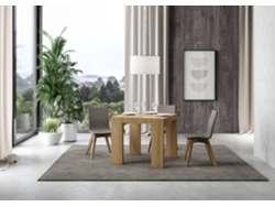 Mesa extensible 90x90/246 cm Roxell Premium Roble Natural ITAMOBY