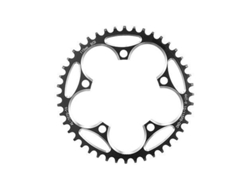 Engranaje De Montaje Directo Para Bicicleta De Montaña De 5 Tornillos, 110/130 Bcd, Acero Y Aluminio, 44 Dientes, Negro