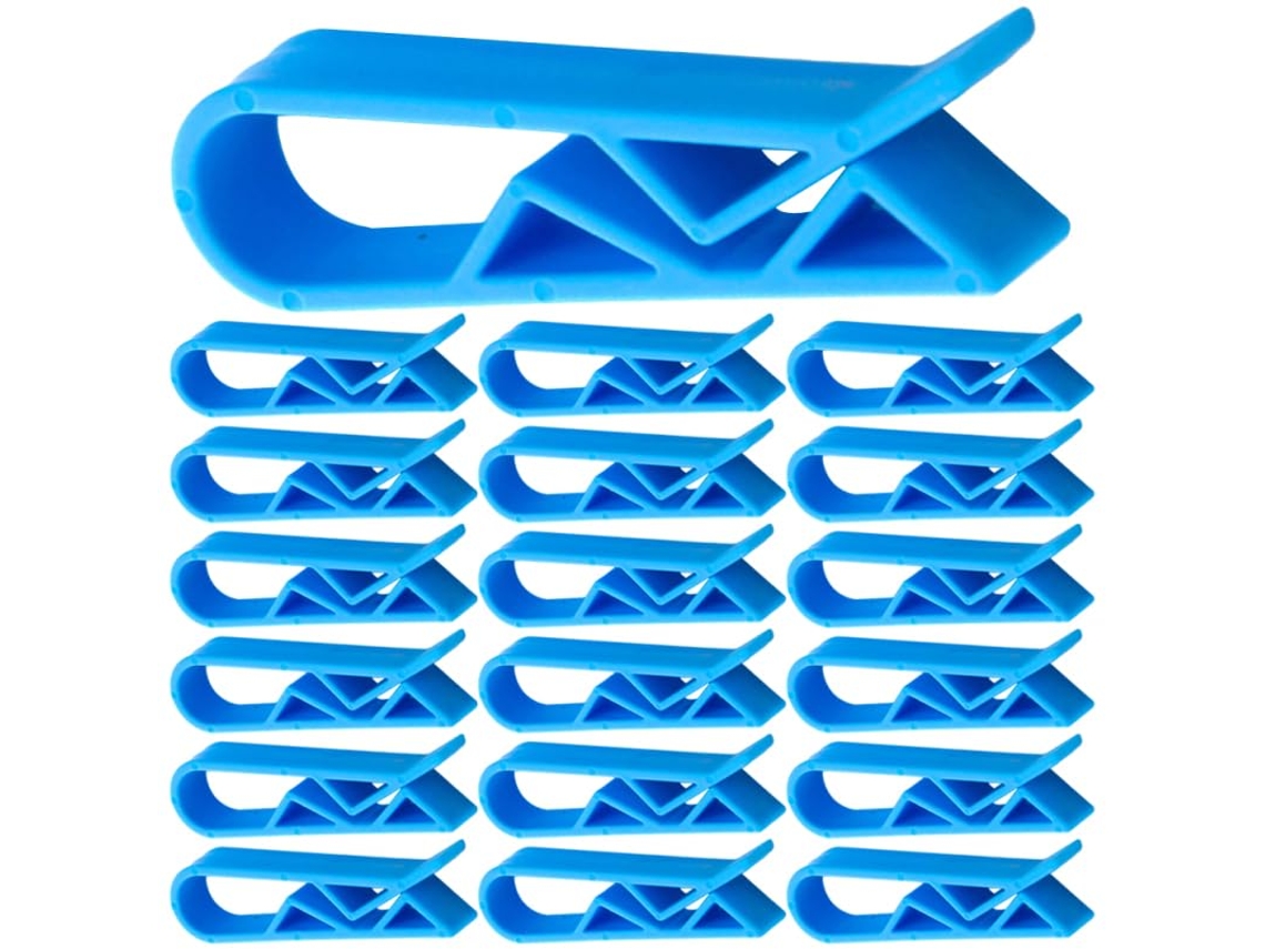50 Clips De Plástico Para Sujetar Bolsas De Basura A Los Cubos, Soporte Inteligente.