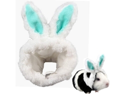 Sombrero con orejas de gato ajustables para hámster, gato, ratón y otros animales. Accesorio suave para la cabeza.