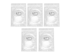 5 piezas de insertos de media montura para lentes de gafas, accesorio de reparación de entretela de 0,55 mm
