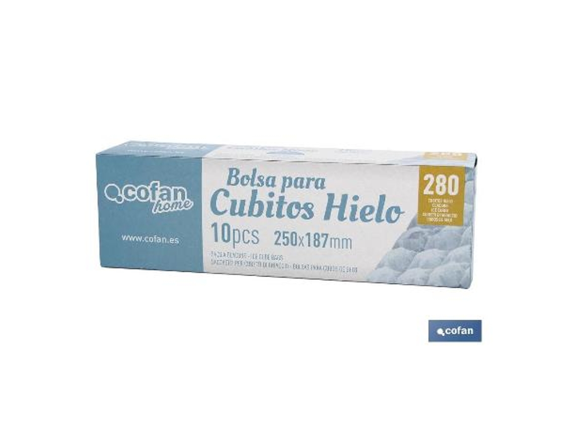 Bolsas para cubitos de hielo 25x18,7 10 uds.