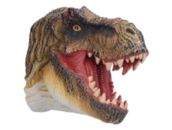 Ats-puppet De Dinosaurio De Goma Portátil No Tóxico Duradero Mano Pintado Arte Puppet De Dinosaurio Para Niños