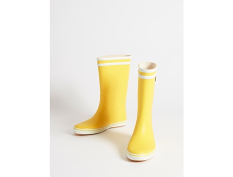 Botas de Mujer AIGLE Lluvia Malouine Amarillo (40)
