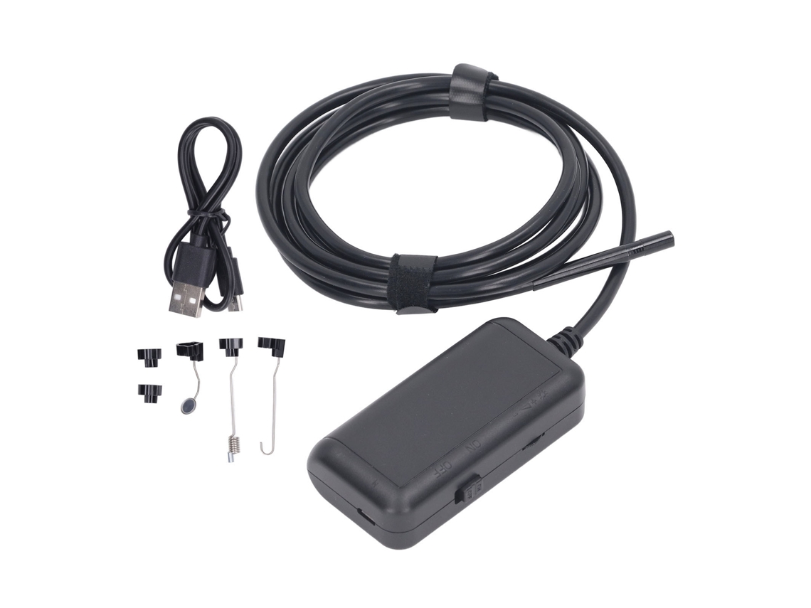 Cámara Endoscópica Wifi Impermeable Ip67 De 5 M/16,4 Pies Con Luz Brillante Para Inspección Y Mantenimiento.