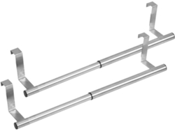 Barras para toallas extensibles de acero inoxidable, juego de 2 CHABERLU