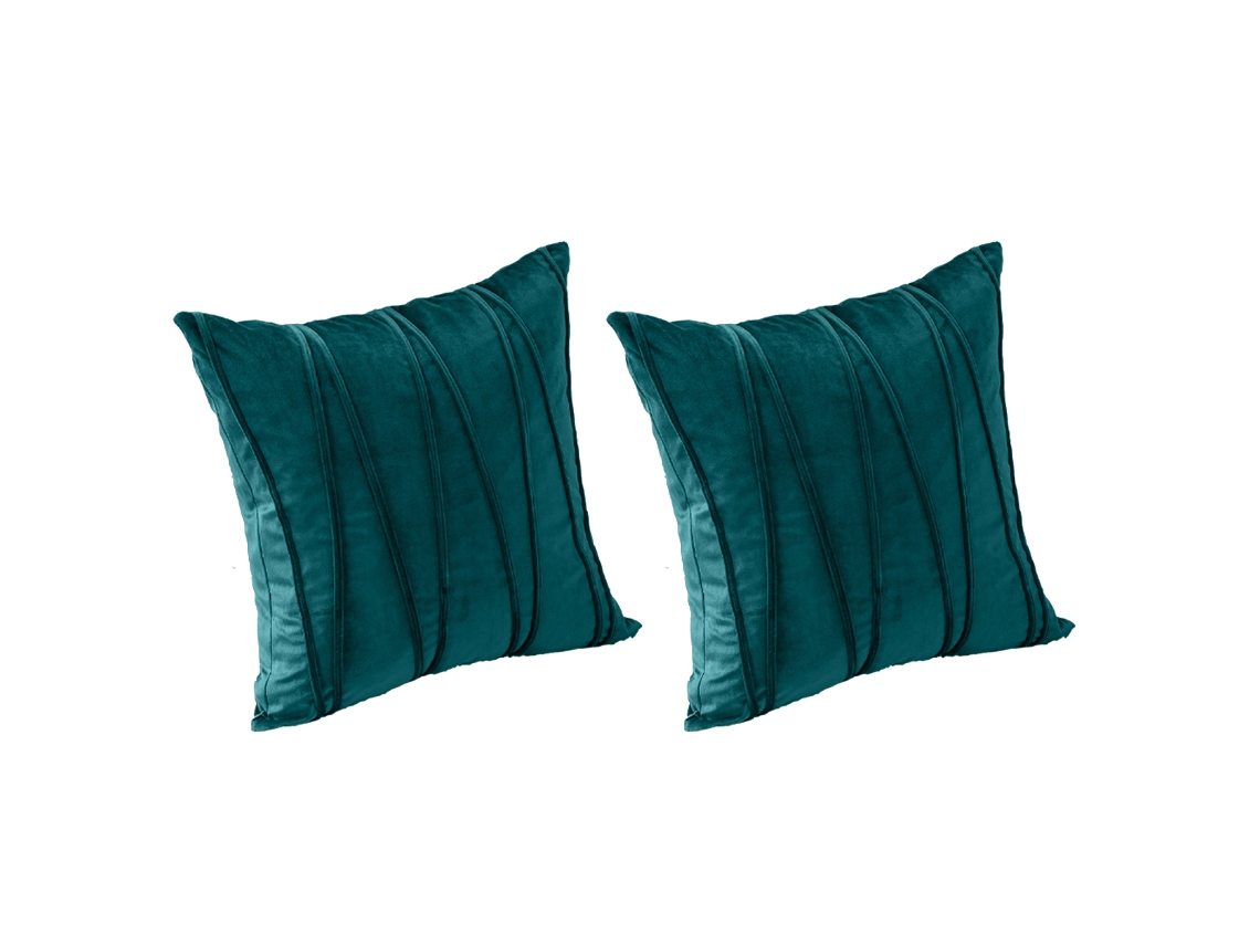 Juego De 2 Fundas De Almohada Decorativas De Felpa, 18 X 18 Pulgadas