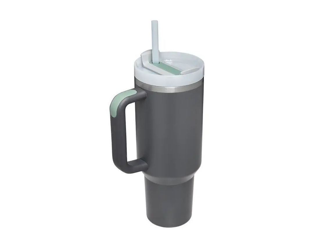 Taza portátil SZSMART B01 304 taza de acero inoxidable 40oz - gris