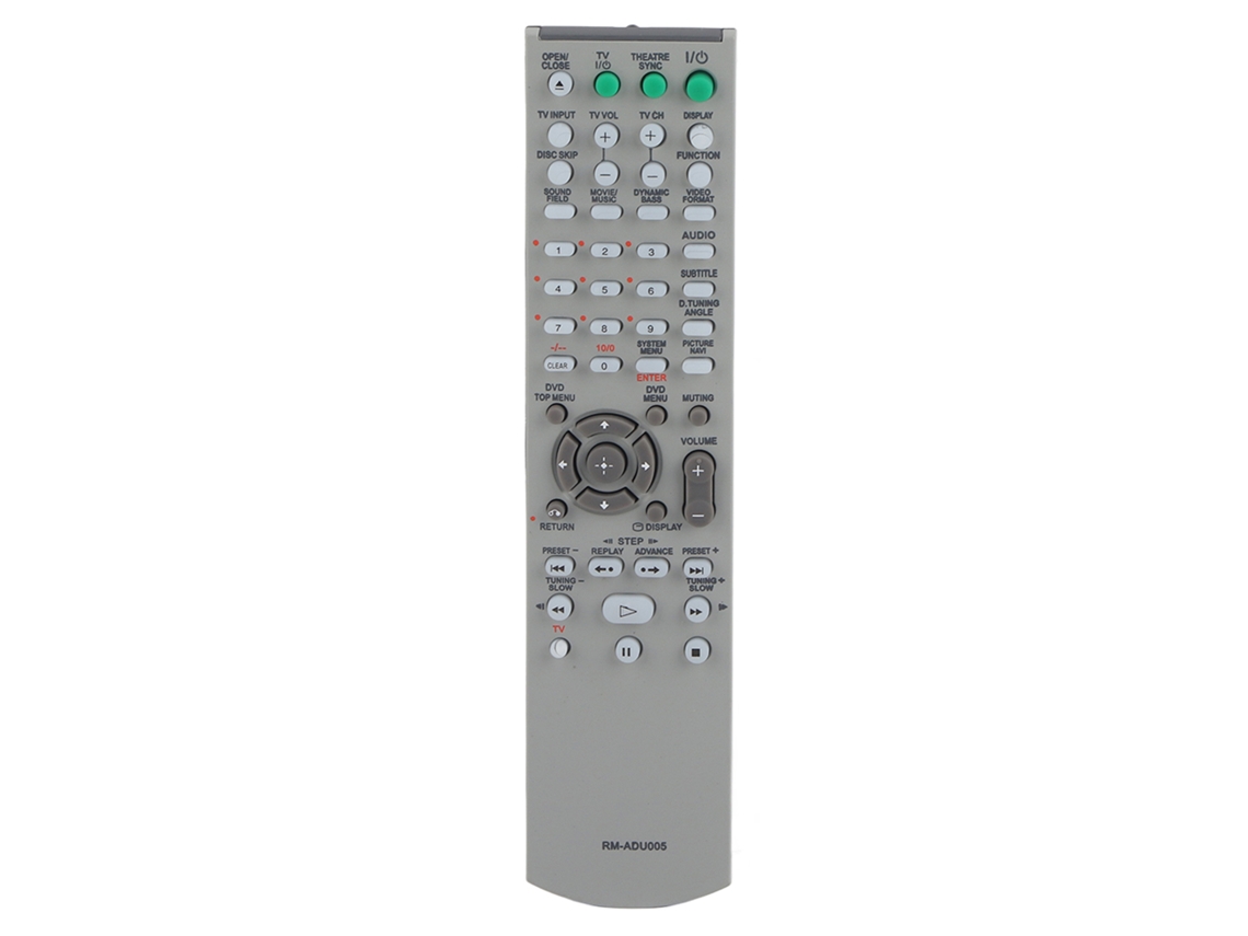 Control Remoto Inteligente Multifuncional Para Sistema Av Dvd Rm-adu005 Hcd-hdx466 Dav Dz230