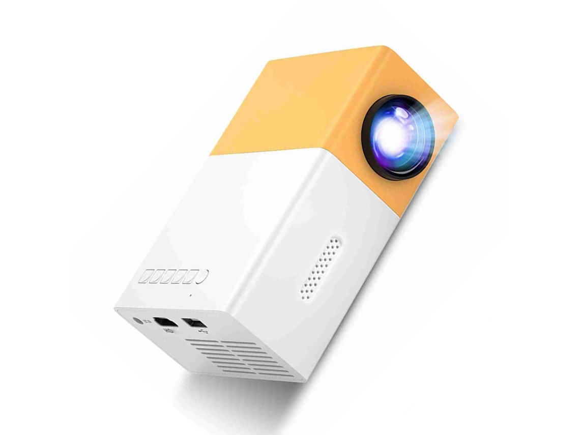 Proyector Portátil De Alta Definición De 400-600 Lúmenes Para Uso En Interiores Y Exteriores Con Wifi Y Proyección En Pared.