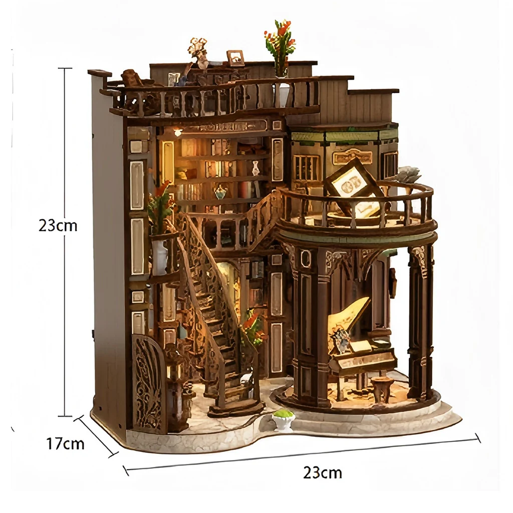 Mini Kit De Casa De Muñecas Para Armar Y Decorar La Habitación.