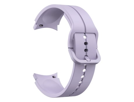 Correa de Silicona con hebilla para Samsung Galaxy Watch 4 40mm/44mm/Watch 4 Classic 42mm/46mm/Watch 5 40mm/44mm - purpúreo