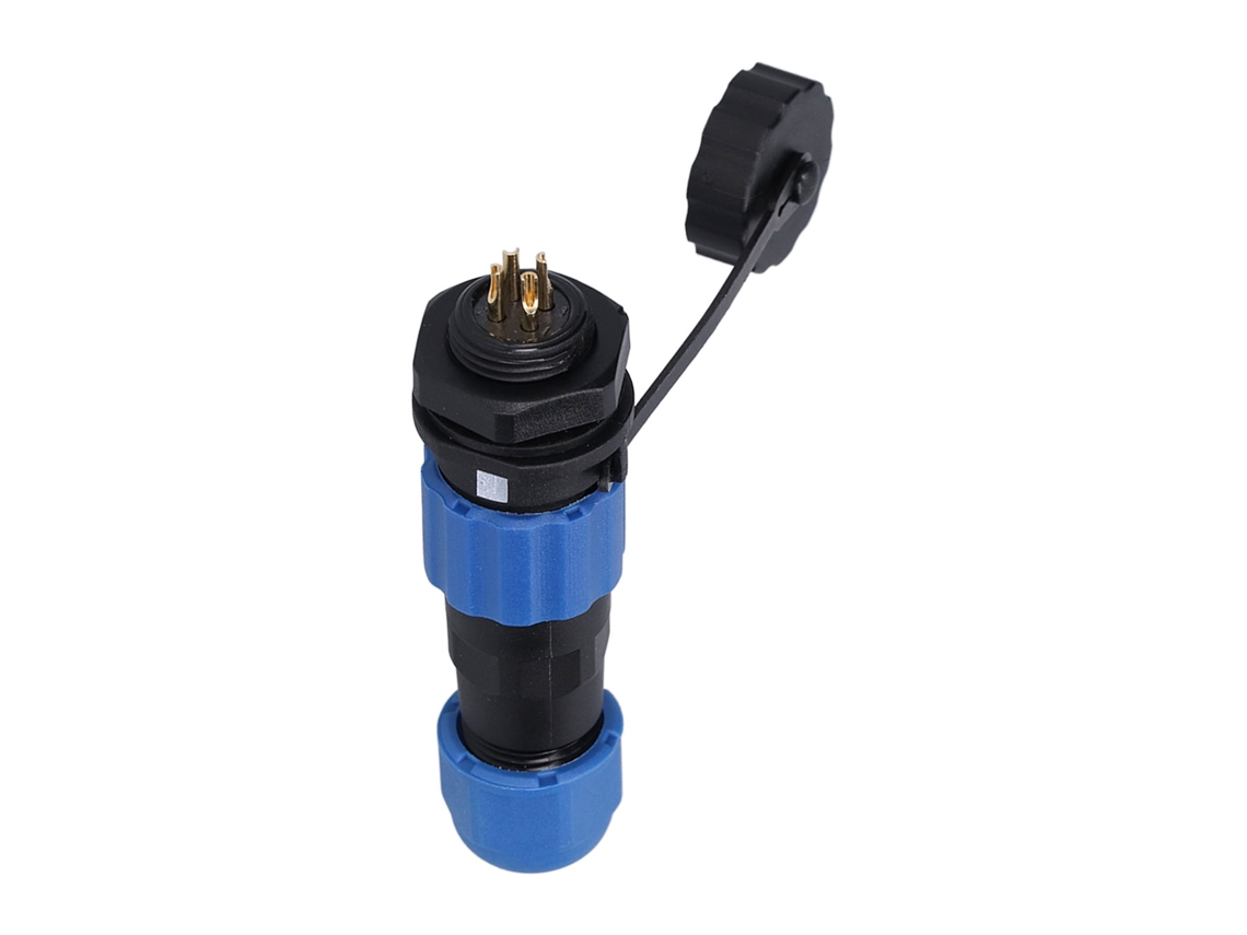 Omni-conector Aéreo Plug Socket Seguro Resistente Oxidación Duradero Compacto Para Máquinas Programadas 4 Pin 250v 5a