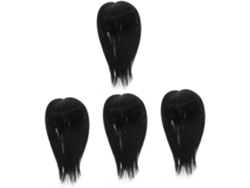 4pcs Pièce Peluca Invisible Pelucas Toppers De Cabello Pour Mujers Filles Synthétique Topper