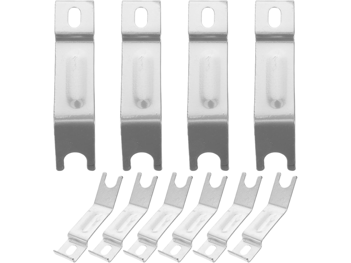 Pares De Extensiones/estabilizadores De Eje De Bicicleta De Acero Inoxidable Plateado