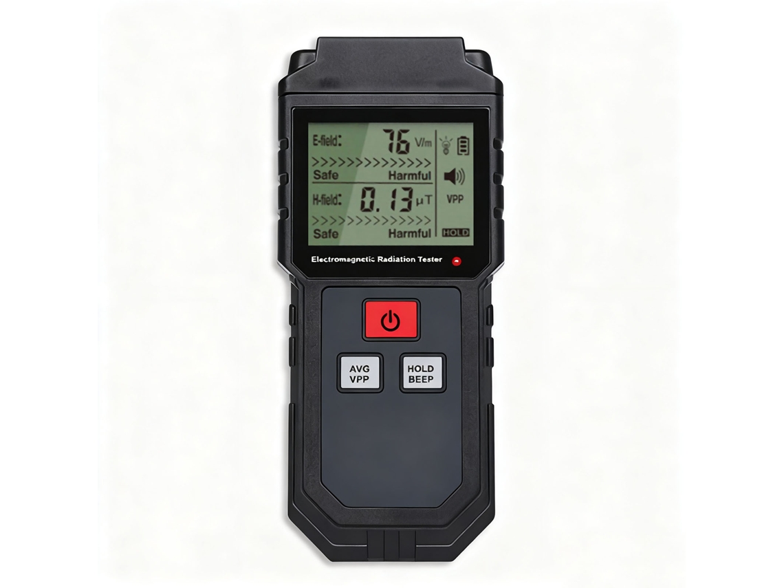 Detector Portátil De Radiación De Campo Electromagnético Con Pantalla Lcd Hd Y Monitor De Emf.