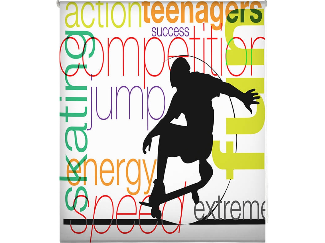 Estor Enrollable HAPPYSTOR Estampado Digital Juvenil HSCJ6047 110x180 cm
