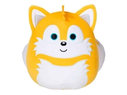 Squishmallows Sonic peluche blandito tails color amarillo de 25 cm