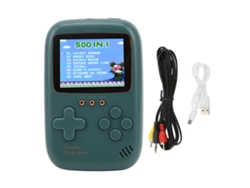Ats-consola De Juegos Portátil Recargable Retro Mini Ligera 10000mah 1000 Juegos Reproductor De Videojuegos Verde
