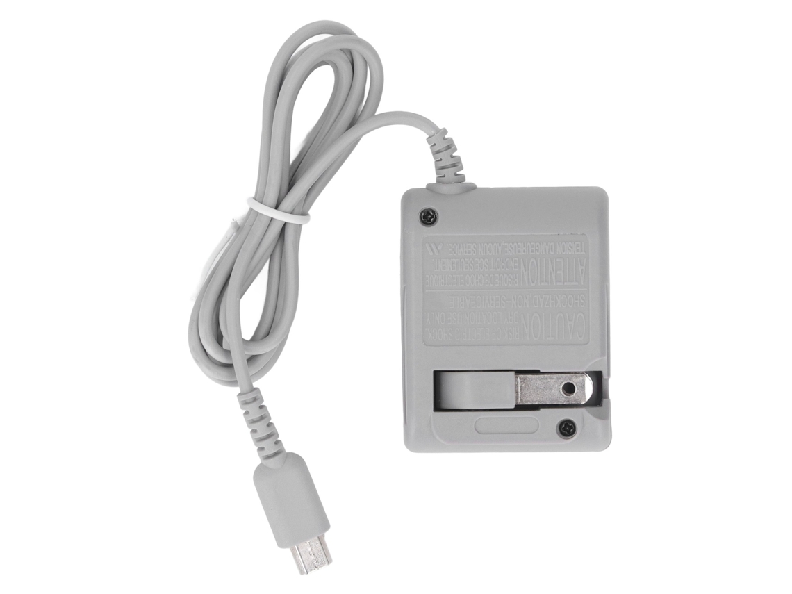 Ats-adaptador De Alimentación Plegable Para Consola Ds Lite, Cable De 45 Pulgadas, Cargador De Pared 100‑240v Con Plug Us