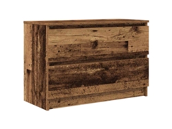 Maison Exclusive - Mueble De Tv De Madera Antigua 80x35x54 Cm Madera De Ingeniería