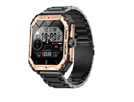 Reloj inteligente para hombre, Monitor militar saludable, voz AI, llamada Bluetooth, Fitness, reloj inteligente deportivo resistente al agua para A...