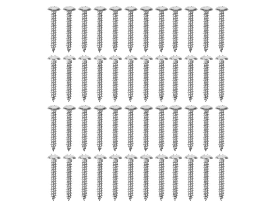 100piezas Tornillos Acero Inoxidable Madera Metálicas