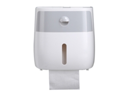 Soporte Para Papel Higiénico De Doble Capa Con Cajón Para Montaje En Pared, Sin Perforaciones, Adhesivo.