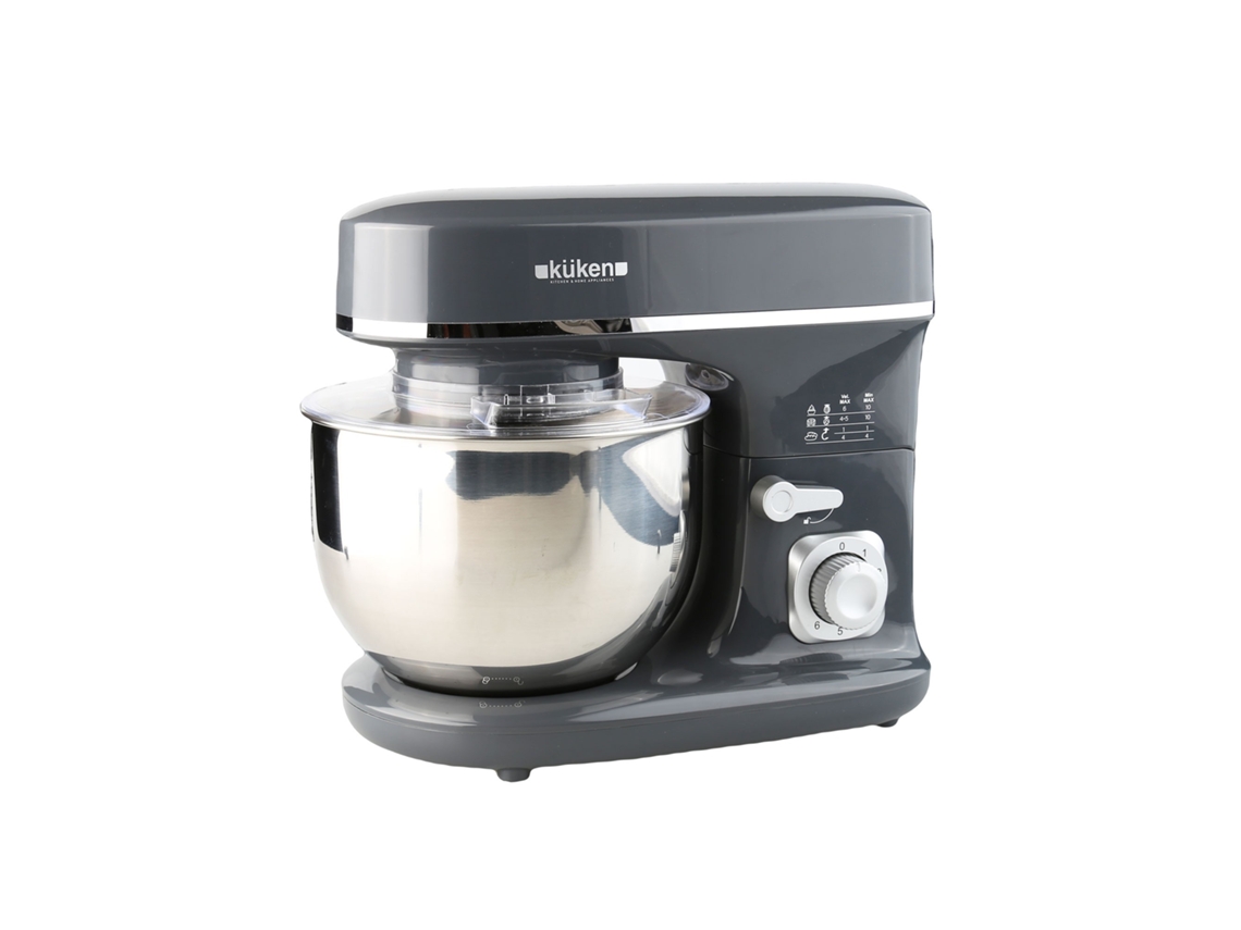 KUKEN Robot Batidor Amasador 1300W Gris
