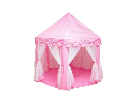 Piscina de Bolas Tipi Portátil, Castillo de Princesa, Casa de Juegos, Carpa Pequeña Rosa