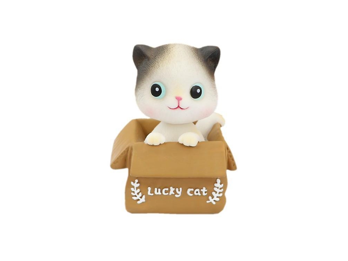 Omni-figura De Coche En Forma De Gato Decoración Interior De Auto Con Cabeza Moviéndose Regalo Juguete