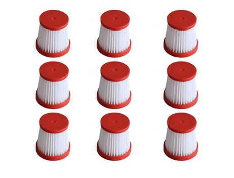 9pcs filtro hepa para xiaomi deerma vc01 aspirador de mão portátil