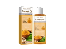 Aceite esencial de cúrcuma 100% puro y natural para la salud y la belleza.