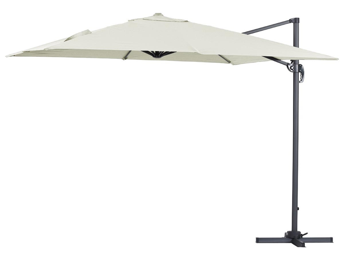 Cuadrado de aluminio Sun 3 del parasol del lado del jardín hábitat y jardín crudos de 3 x 3 M