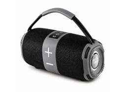 Coluna Bluetooth Portátil Com Som 360° E Iluminação Rgb 1500mah Kimiso Tg668 Cinzento