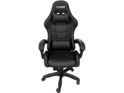 Silla Gaming KUBO Negro (Hasta 130 kg - Elevador a Gás Clase 3)